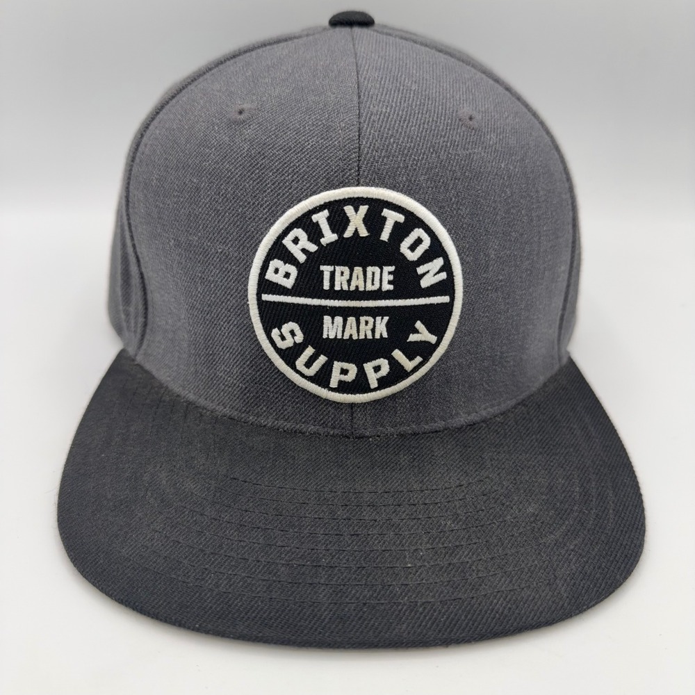 Brixton Hat Mens Oath III Snapback  Flat Brim Wool Blend OSFM